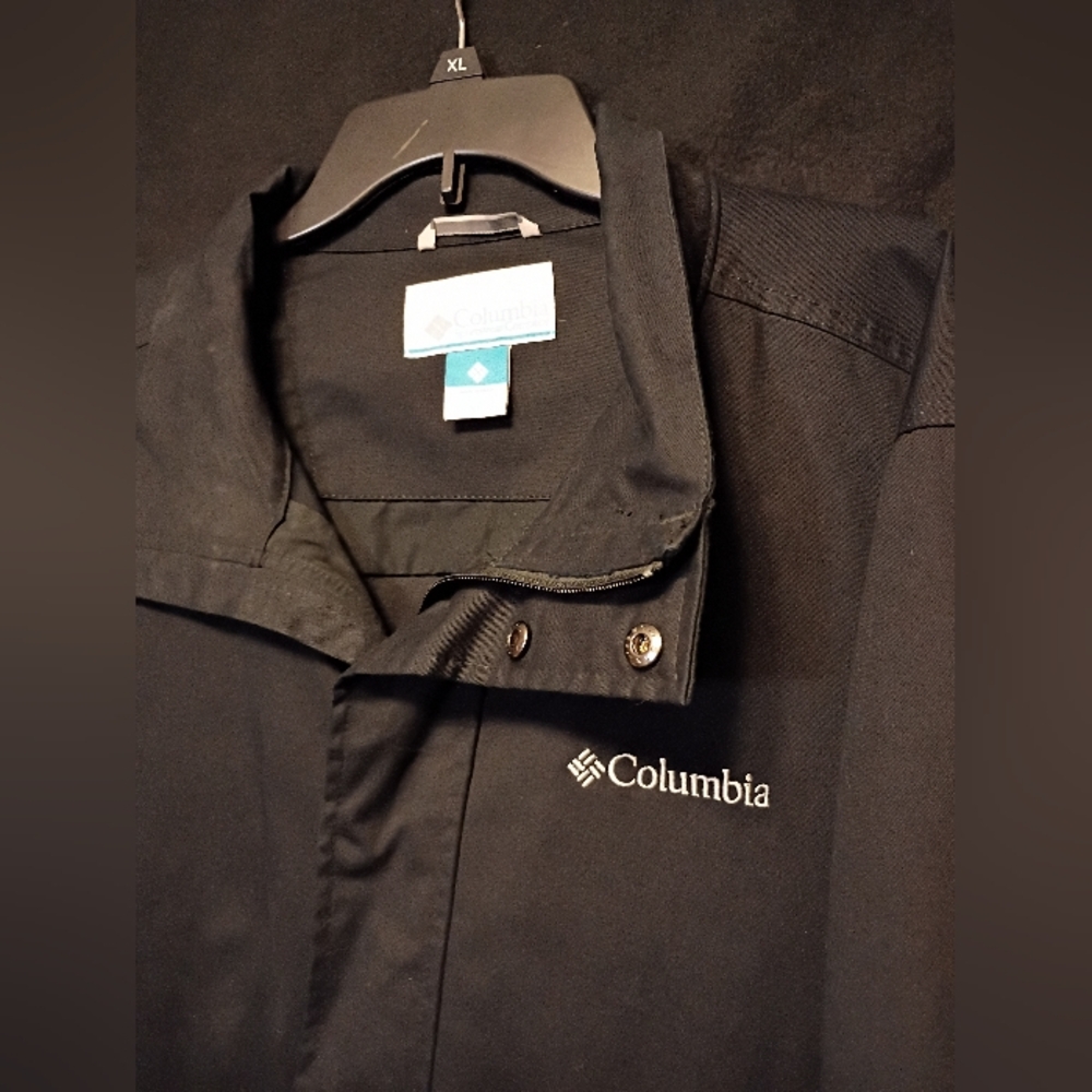 Columbia Loma Vista Black Field Jacket Snap/Zipper Men’s XL - Picture 3 of 11
